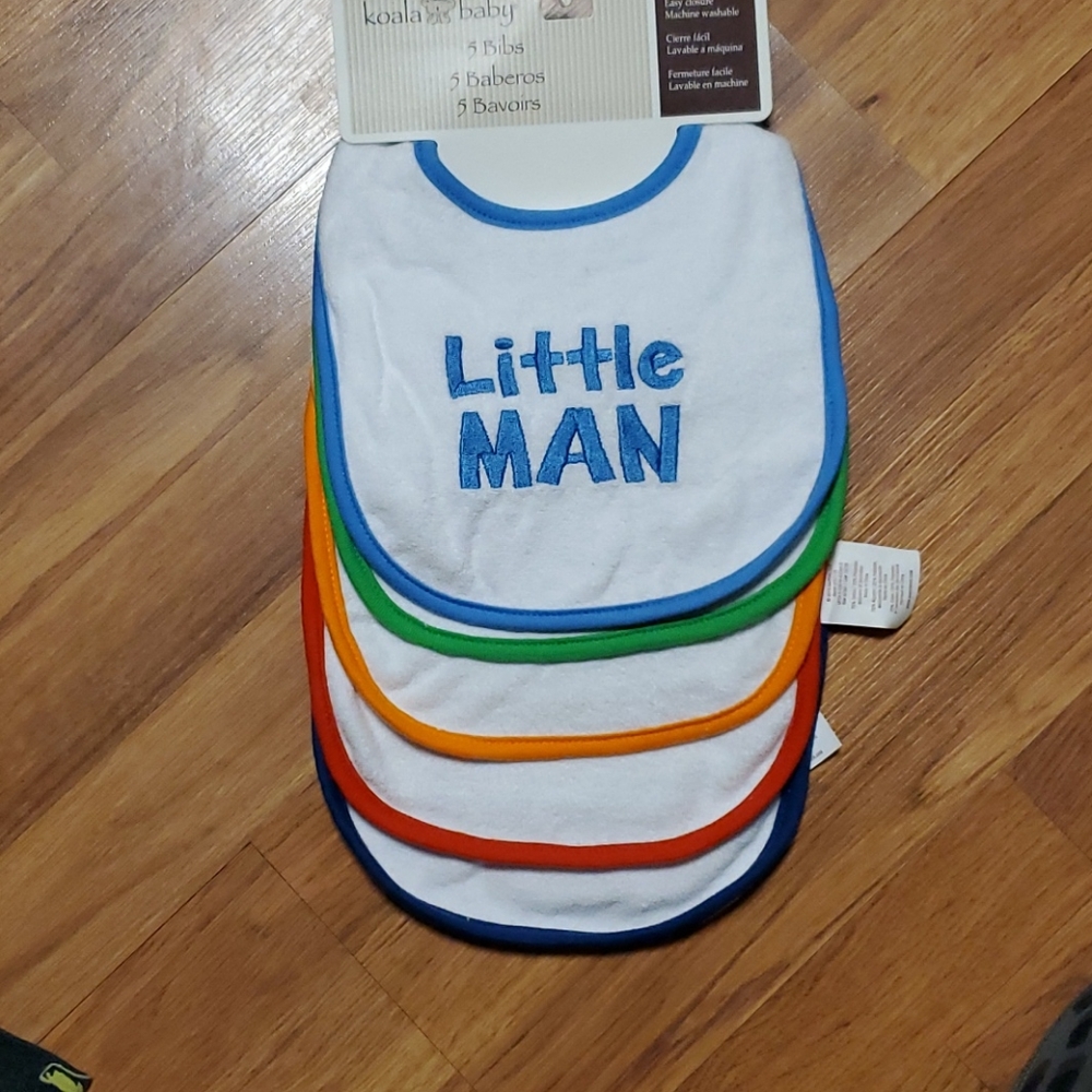 NWT Koala Baby Bib Set